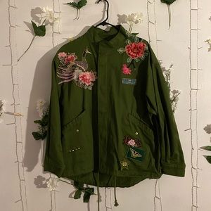Embroidered Utility Jacket